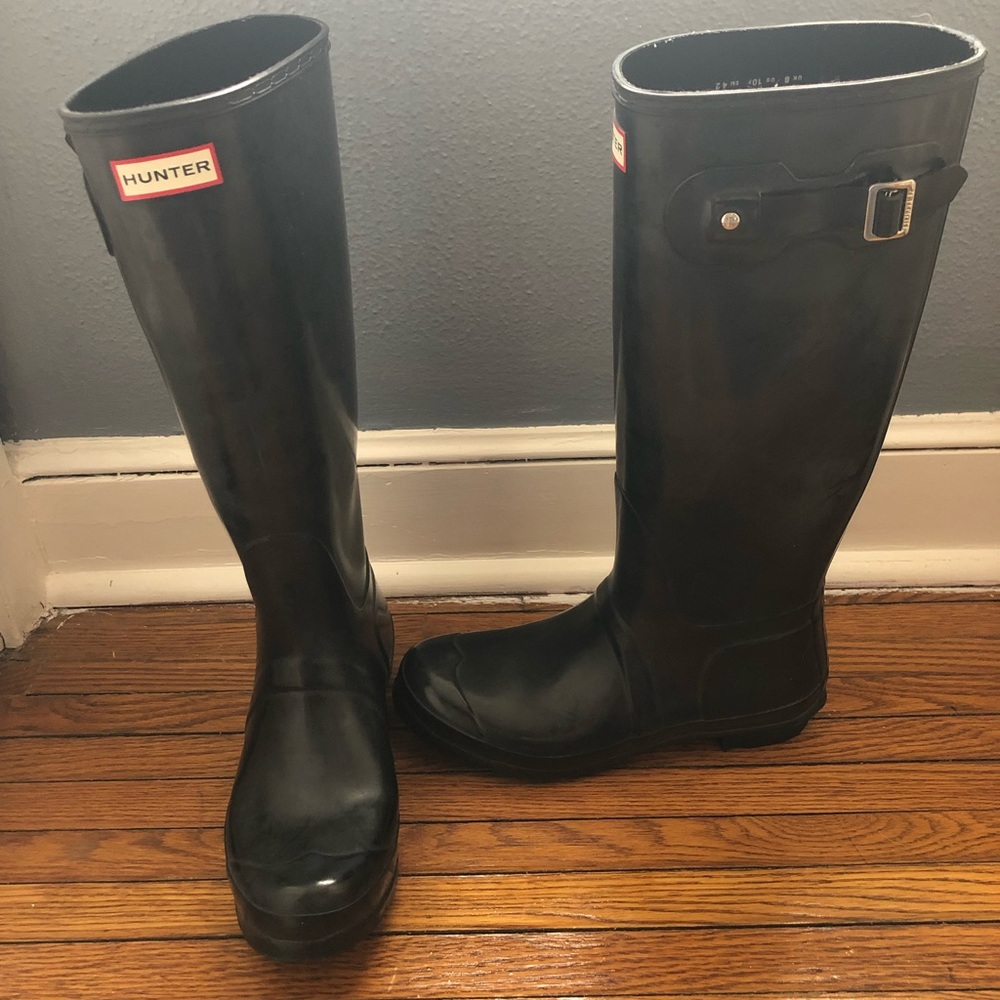 Hunter Boots Black Tall